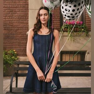 Kate Spade x Target Denim seamed mini dress